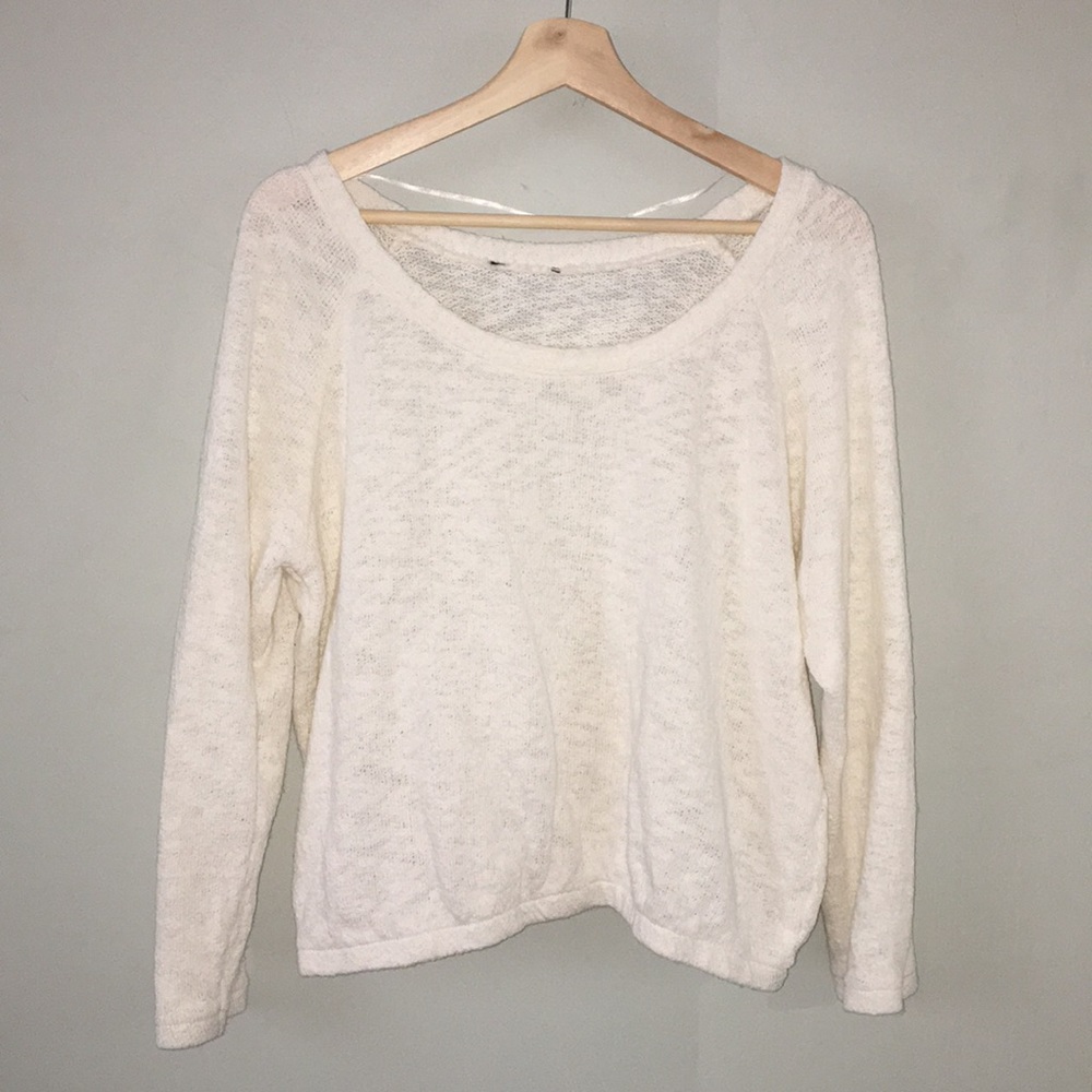 Cream sweater!